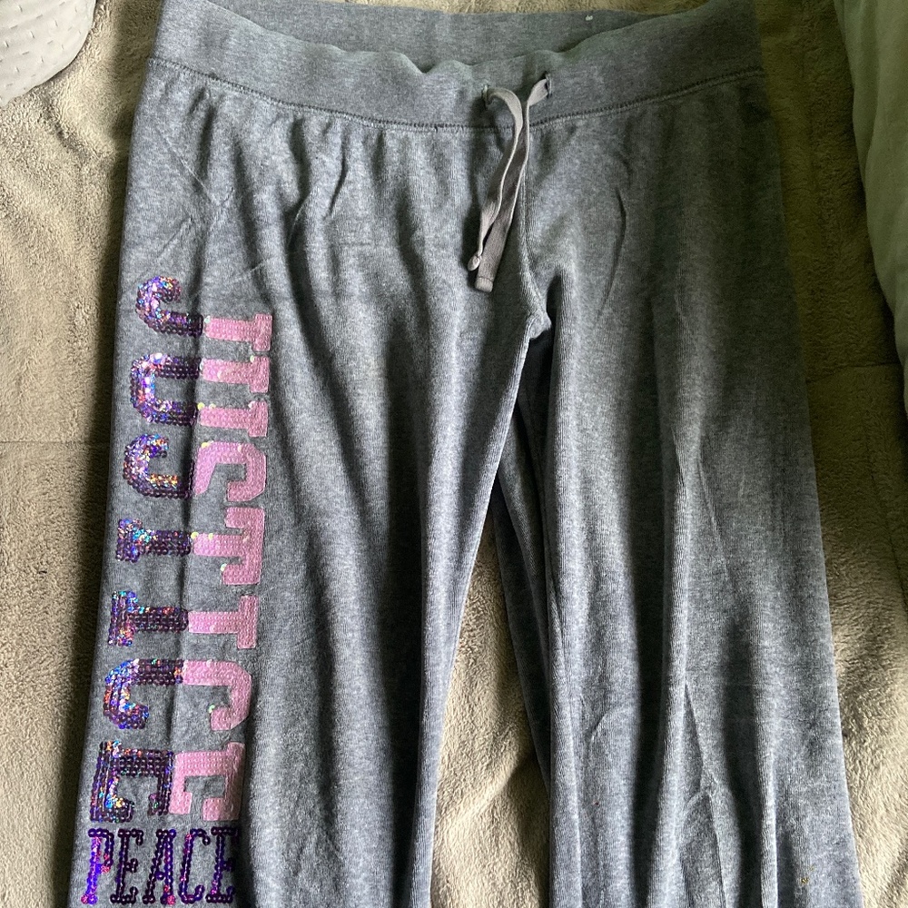 Sequined Justice sweats